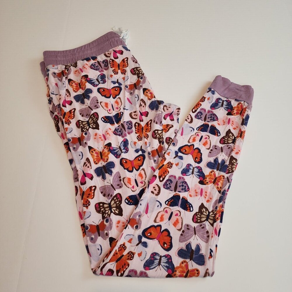 Little Sleepies Butterfly Kisses Bamboo Pajama Pants sz S women